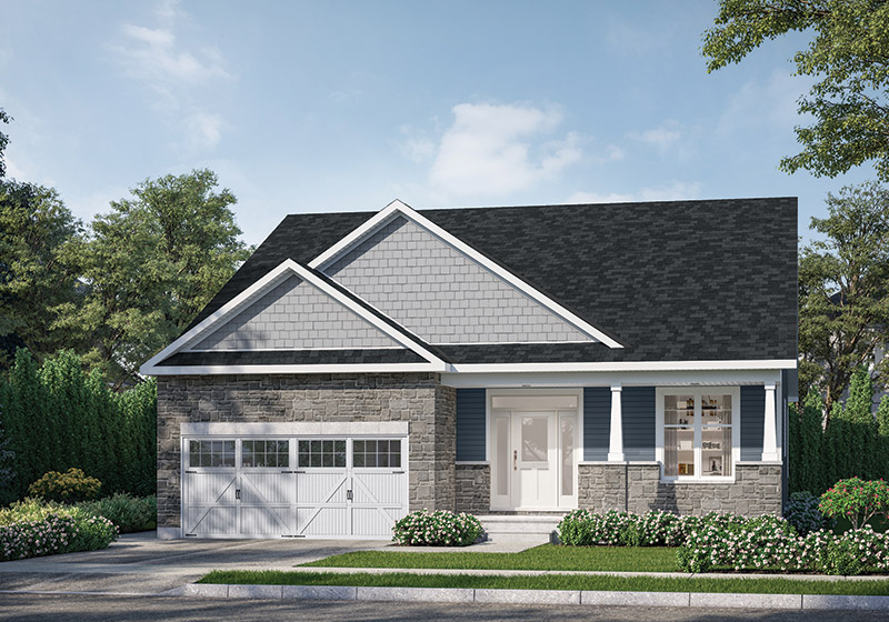 The Amelia Elevation B Rendering