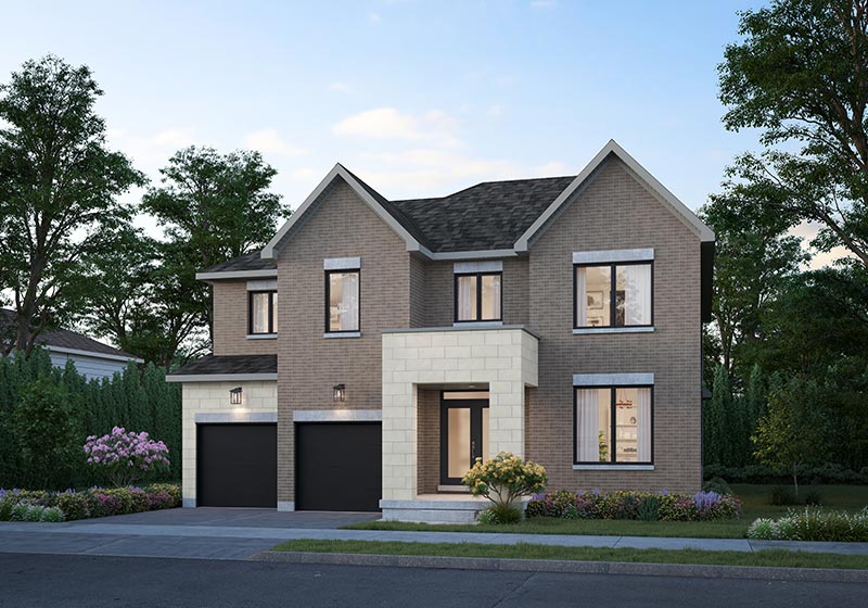 The Riviera Elevation M Rendering