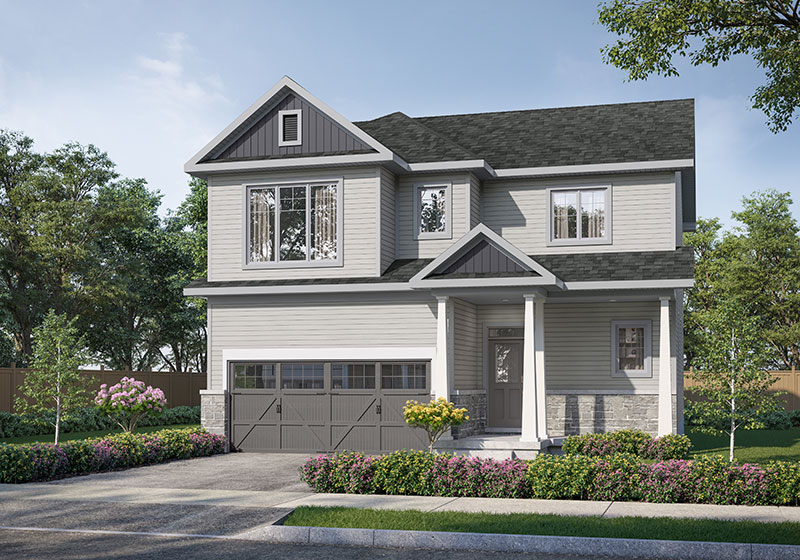 The Magnolia Elevation B Rendering