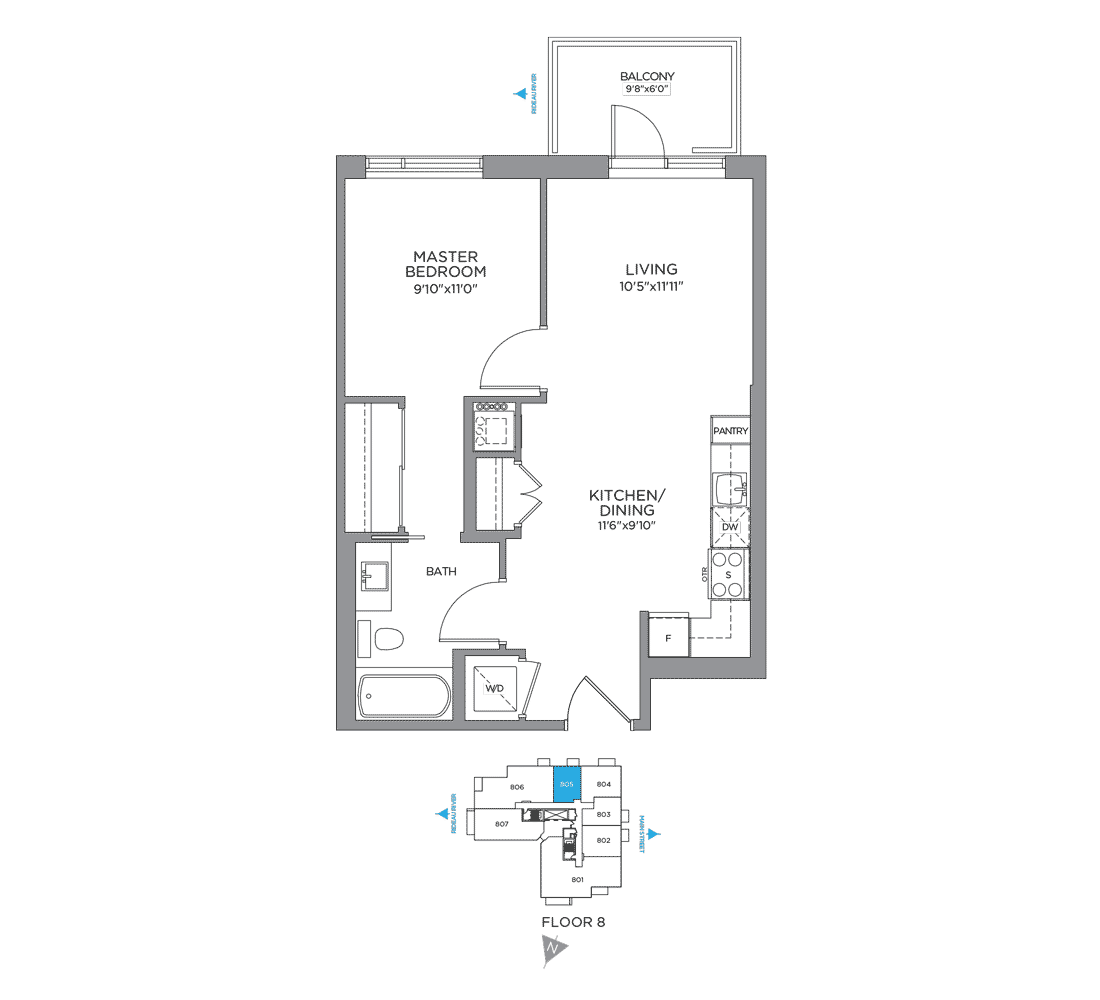 MODEL 7 805 Elevation A Rendering