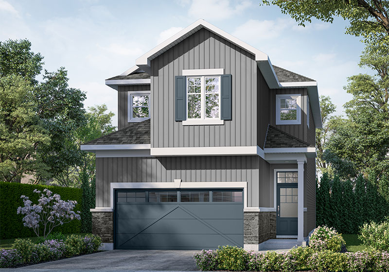 The Charlotte Elevation B Rendering