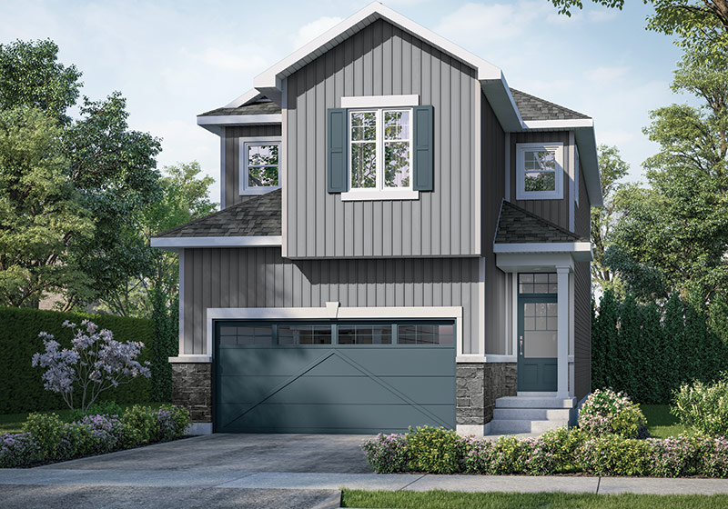 The Asher Elevation B Rendering