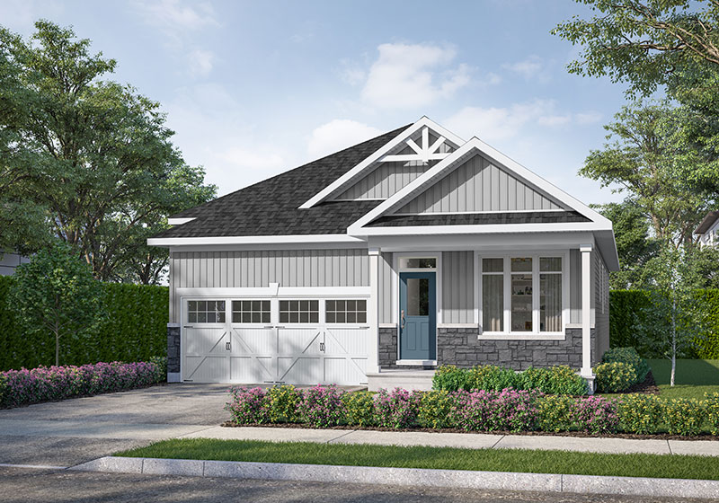 The Firestone 6-38 Elevation B Rendering