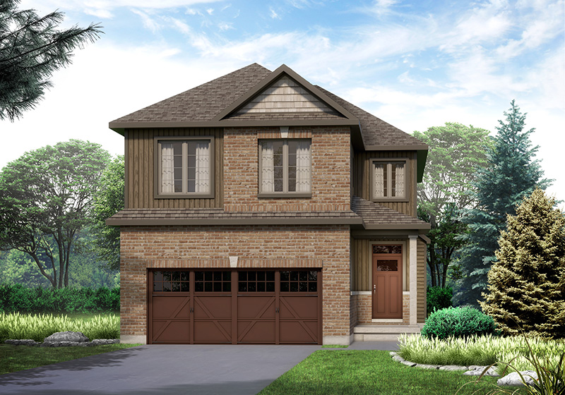 The Germaine 5-030 Elevation B Rendering